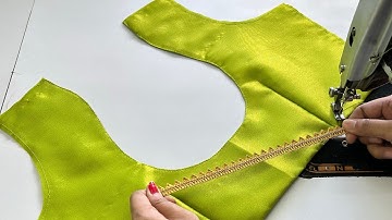 Designer Blouse Neck Design || Blouse Back Designs || Cutting And Stitching Back Neck Blouse Design