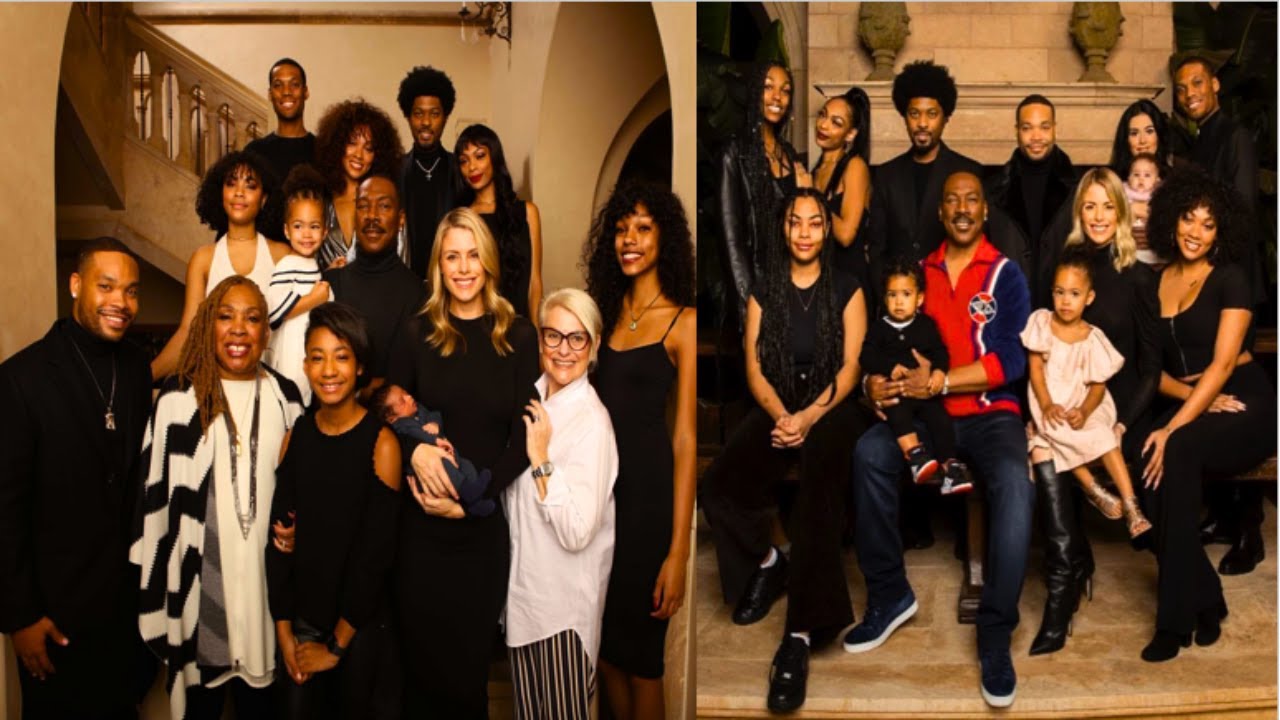 Eddie Murphy 5 Baby Mamas, 10 Beautiful Kids and Blended Family YouTube