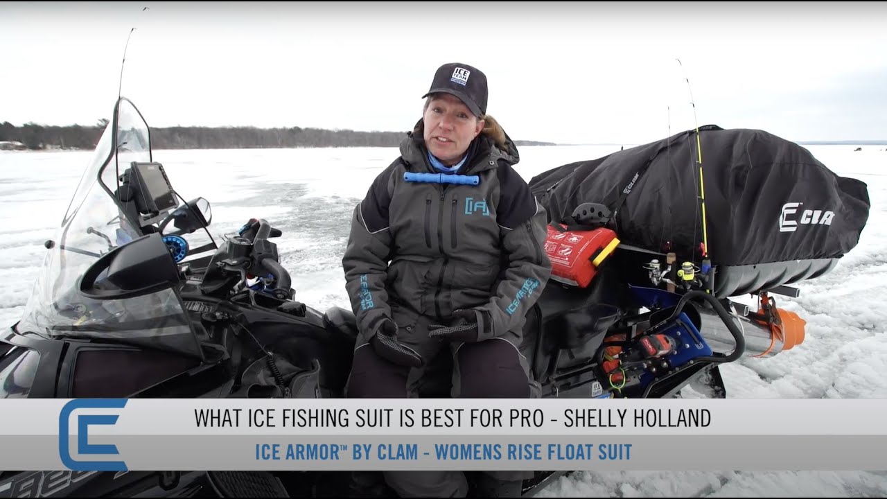 My Favorite Ice Armor by Clam Suit – Women's Rise Float Suit 