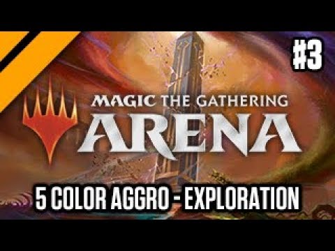MTG:Arena - Forcing 5 Color Aggro | M19 Exploration Drafts P3 (sponsored)