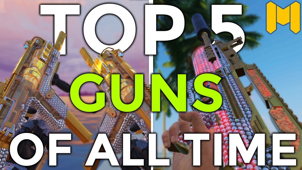 Top 5 Guns In CODM History ( All Time List! ) YouTube