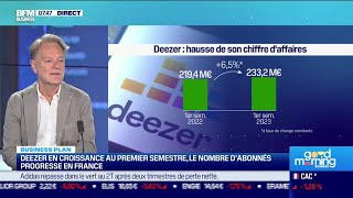 Stéphane Rougeot (Deezer) : La progression du nombre d'abonnés en France