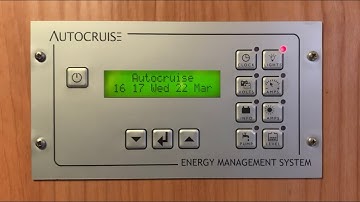 How to use the Autocruise Energy Management System Control Panel