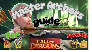 Best Archers combo and tips Ultimate Guide Call of Dragons