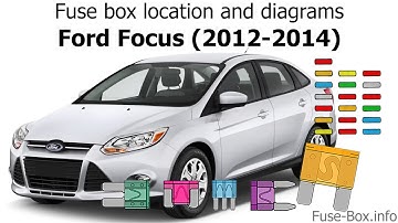 Fuse box location and diagrams: Ford Focus (2012-2014)