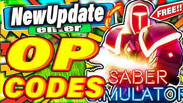 SABER SIMULATOR CODES *GLITCH UPDATE* ALL NEW SECRET OP ROBLOX SABER SIMULATOR CODES!