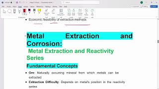 IGCSE Chemistry Chapter 16: Extraction and Corrosion of Metals | Full Explanation & Notes