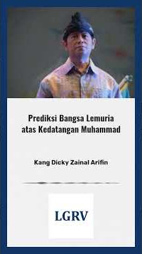 Prediksi bangsa lemuria atas kedatangan MUhammad