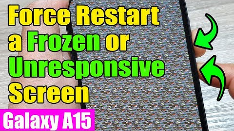 🔄 Samsung Galaxy A15: How to Force Restart a Frozen or Unresponsive Screen