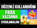 Düzenli olarak kullandığım internetten para kazanma siteleri ve uygulamaları