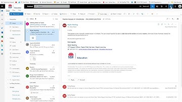 Remove yourself from email group from previous school