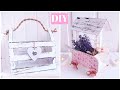 DIY ЯЩИК ИЗ ДЕРЕВА 🎀 ТЕЛЕЖКА ИЗ КАРТОНА | ВИНТАЖНЫЙ ДЕКОР КОМНАТЫ своими руками