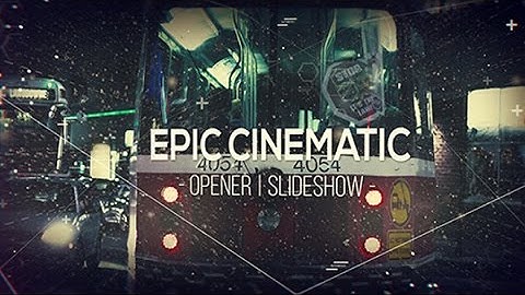 Epic Cinematic Parallax Opener Slideshow | Slideshow | After Effects Template