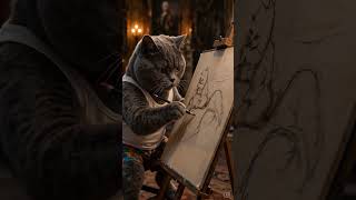 Titanic Parody… but the drawing is CURSED 💀🐱 #cat #funnycats #parody #titanic