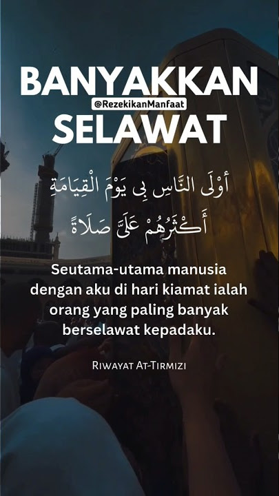 Banyakkanlah selawat hari Jumaat ini #rezekikanmanfaat