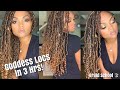 $40 DIY FULL Goddess Locs in only 3 hrs!| Braid School Ep. 33