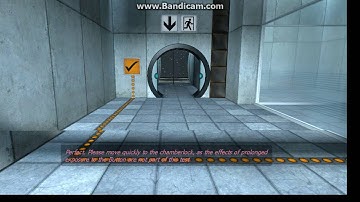 Portal Walkthrough Episode 1: Test Chambers 1-5 : The Beggining