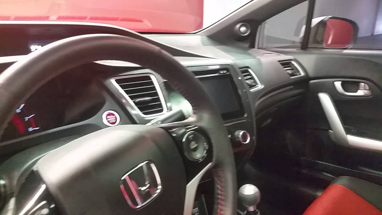 2015 Honda Civic Si 6-speed manual - YouTube