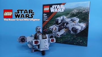 LEGO Star Wars: The Razor Crest Microfighter | Speed Build | ASMR