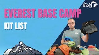 Everest Base Camp Packing List | Kit List EBC Trek | Nepal (2024)