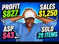 29 Items Sold! New Reseller Strategies That Helped Me Make $1,259 Sales eBay, Poshmark, & Depop