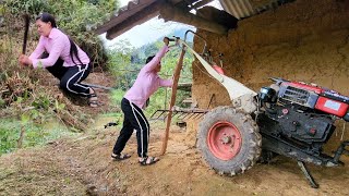 Re-plowing a long-abandoned field with a tractor