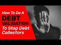 DEBT COLLECTION DEBT VALIDATION LETTER