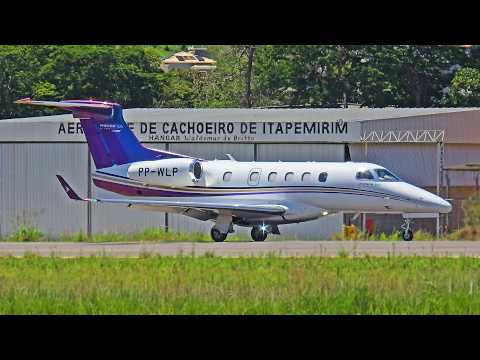 2 Cores! Embraer Phenom 300 Pintura Camaleão Pouso e Decolagem