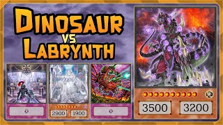DINOSAUR vs LABRYNTH Going Second into Karma Cannon | Yu-Gi-Oh! Master Duel