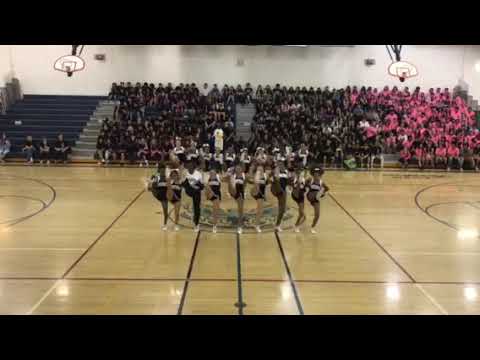 Willis Junior High School Pom Team 1st Quarter Assembly Performance