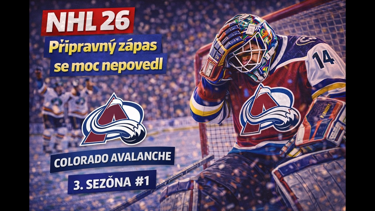 NHL 26| Golman Pepé Nechytil BEP| 3.sezóna |#1| Příprava začíná, Pepé dělá chyby #nhl26beapro