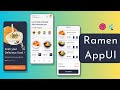 Ramen App UI 📱🍜🍔🥗🥞 | Dribbble to Flutter