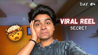 viral reel secret 🤫|100 day daily vlog challenge 🔥| day 4✅