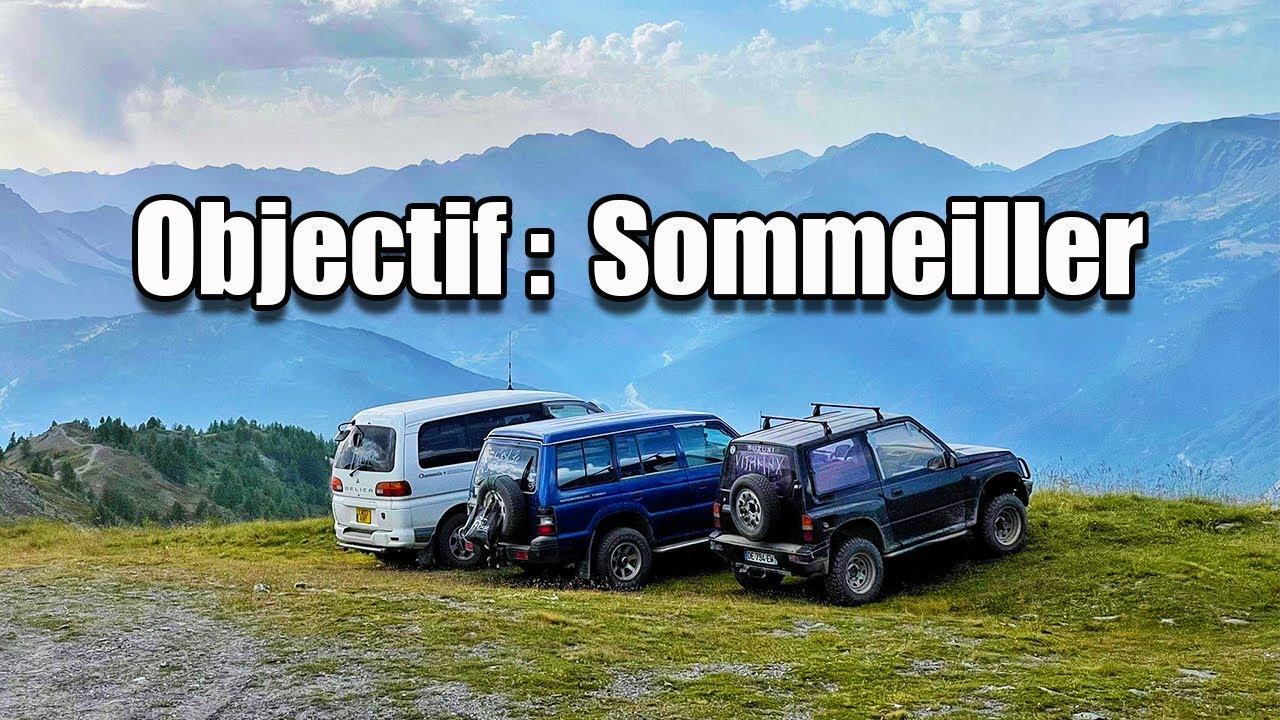 Rando 4x4 direction le col du Sommeiller par le mont jafferau en Pajero, vitara et délica