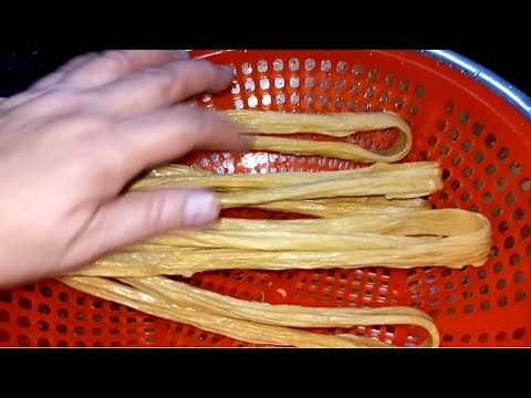 Video Chia sẻ thêm cách thứ hai sơ chế tàu hủ ky rất nhanh... - youtube