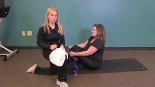 Celebrity In Motion: How to do the hamstring stretch with a strap Wealth