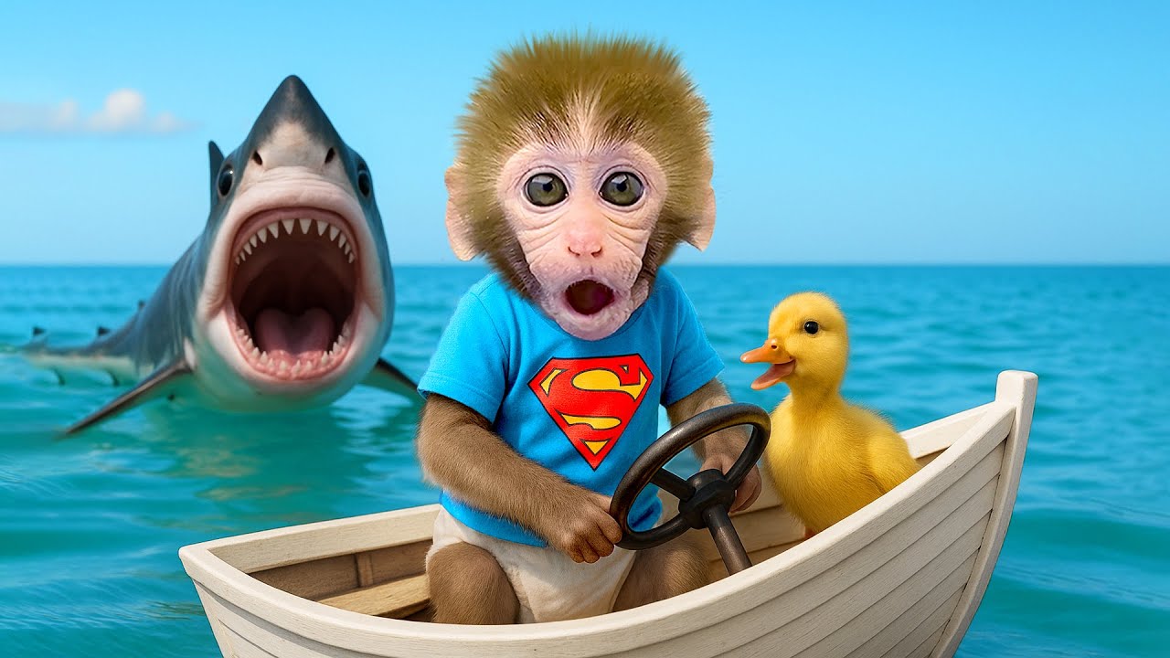 Mono BonBon superinteligente supera el laberinto alienígena y rescata al patito - Mono HT Esp