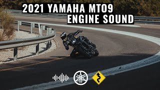 YAMAHA MT09 2021- Pure engine sound | Twisty Roads