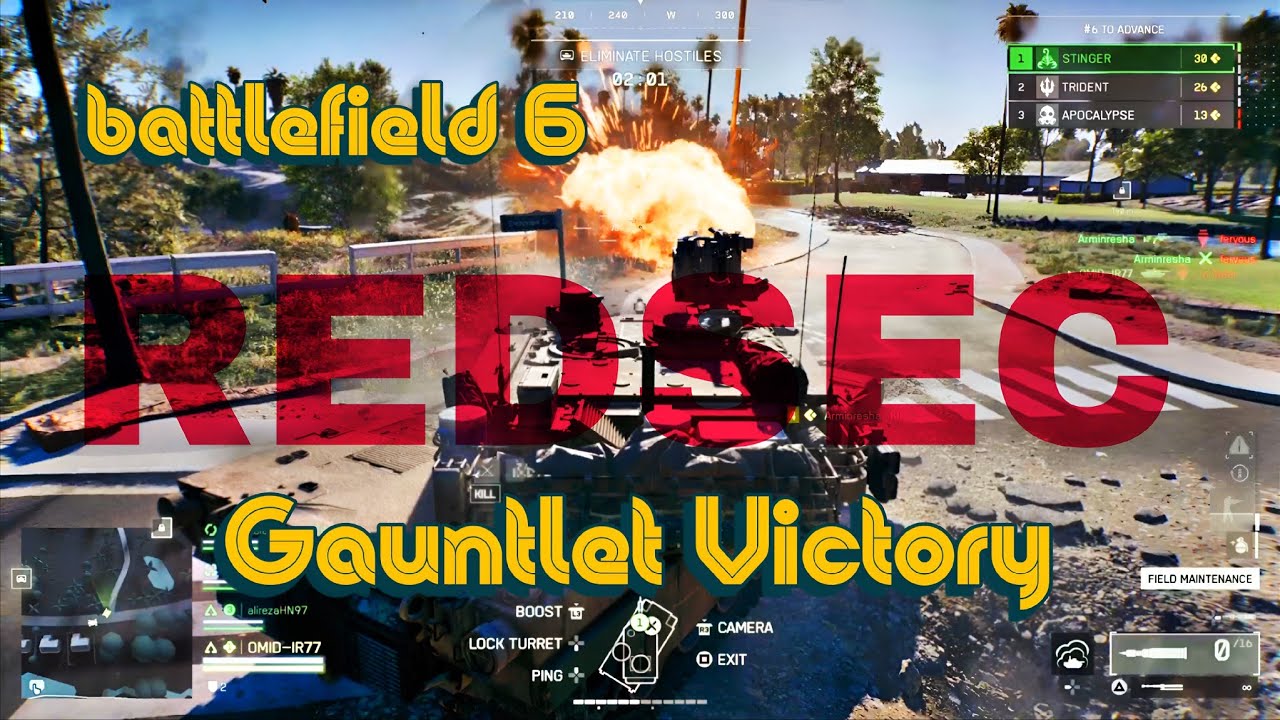 Battlefield 6 : Redsec Gauntlet Victory - YouTube