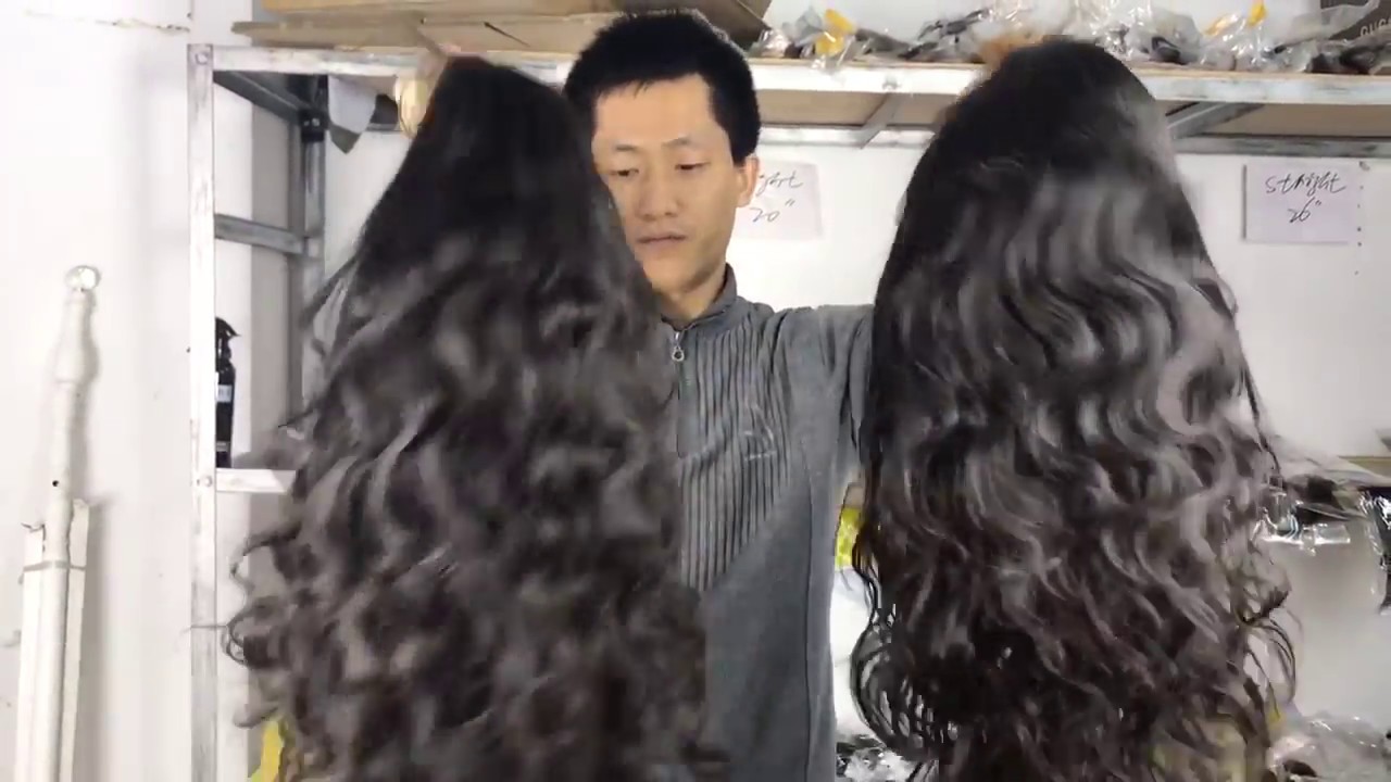 Review rocking Luxury soft hair lace Frontal wig with super full volume cuticle  lasting long time