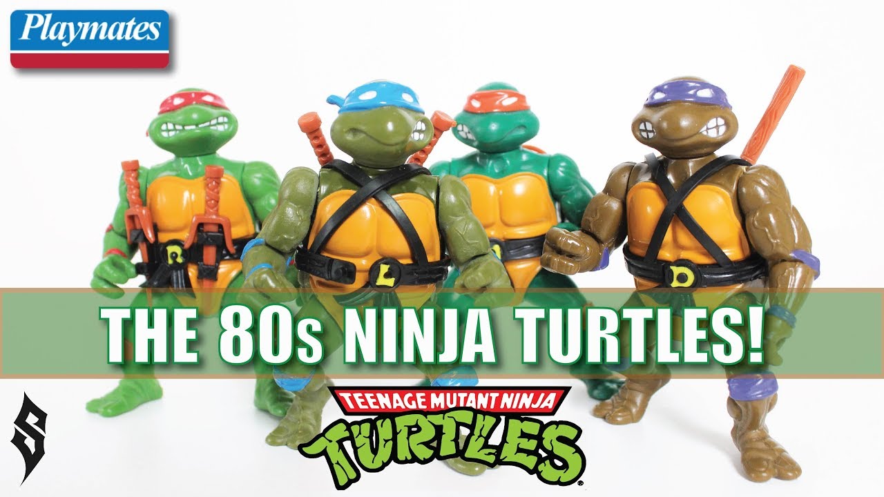 My 80s Vintage Ninja Turtles (TMNT) Collection! - Playmates 1988 - YouTube