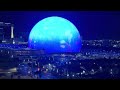 Sphere Las Vegas April 2024 Blue Crystal to Humpbacks