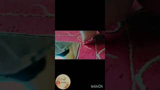 Traditional Textured Mirror Wall Hanging | Easy DIY Craft