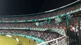 Coritiba 1 X 0 Santos - Arquibancada Coxa Branca Canta Alto