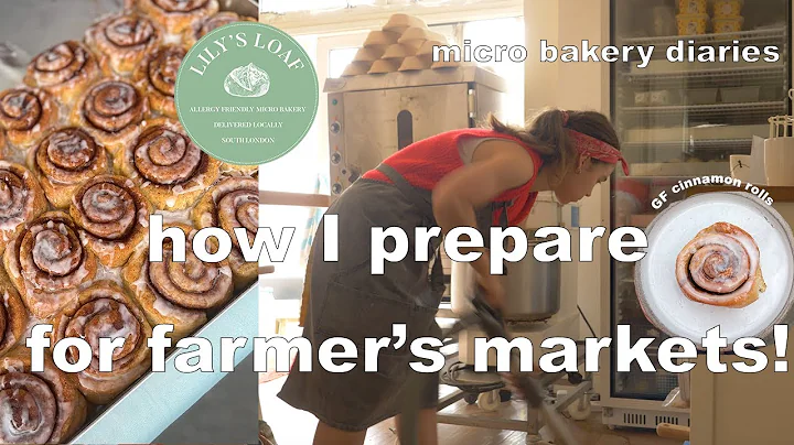 How I prep for farmer's markets | micro bakery diaries
