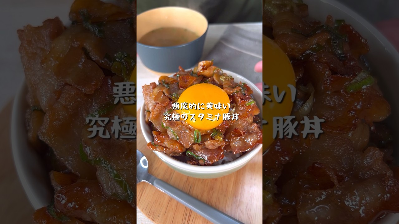 Guaranteed to Satisfy! The Ultimate Stamina Pork Bowl - YouTube