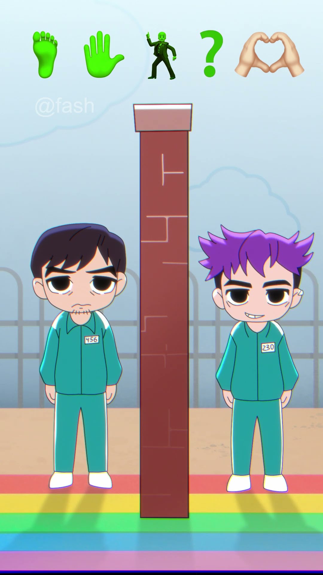 Twin Telepathy Challenge (Squid Game)