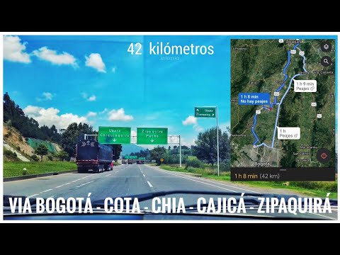 Via Bogotá-Cota-Cajicá-Zipaquirá ?️?