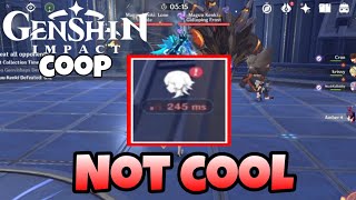Legend Of The Vagabond Sword But My Ping Is Always Red | Genshin Impact Coop Funny Moments