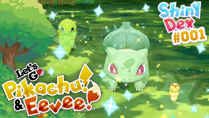 Shiny Bulbasaur, Ivysaur and Venusaur leaked in the game's network